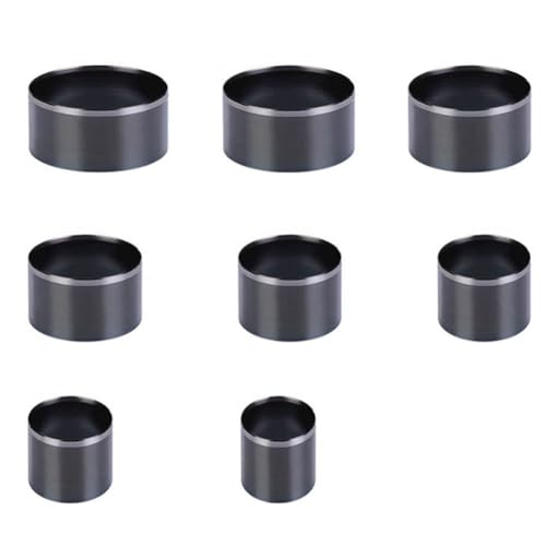 Huudngeje Lochstempel Set Rund 20 Mm-55 mm 8 Größen Leder Circle Clean Cleeber Werkzeugset Hohlpunsch-Punsch-Werkzeug-Set Huudngeje Lochstempel Set Rund 20 Mm-55 mm 8 Größen Leder Circle Clean Cleeber Werkzeugset Hohlpunsch-Punsch-Werkzeug-Set von Huudngeje