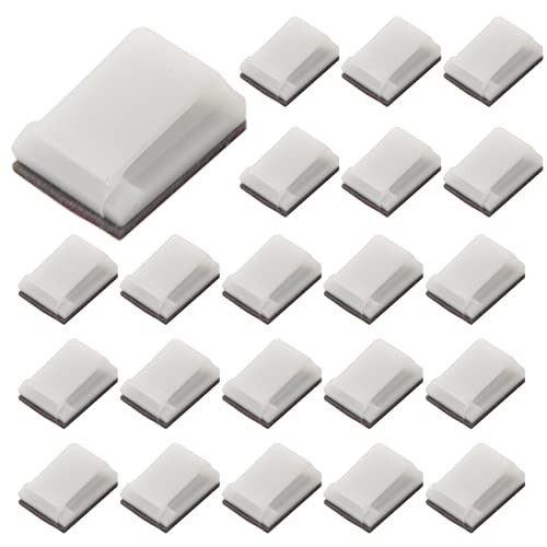 Huudngeje Selbstklebende LED-Lichtleistenhalterungen und -Clips, LED-Lichtleistenclips, LED-Lichtleistenhalter (100-PACK) von Huudngeje