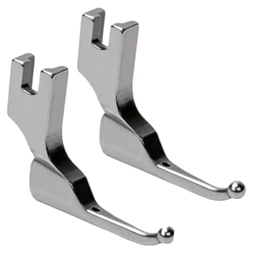 Huudngeje Ultimate Perle und Paillon Nähen 2pcs Presser Feet P369, Perfekt für Hochzeitskleid und Verzierte Stoffe von Huudngeje