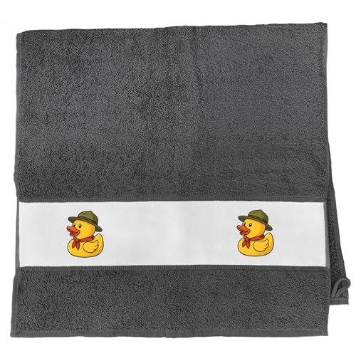 Huuraa Handtuch Quietscheente Pfadfinder Gummiente Jungpfadfinder Geschenk 50x100cm Graphite Baumwolle Quietscheente Pfadfinder Präsent Huuraa Handtuch Quietscheente Pfadfinder Gummiente Jungpfadfinder Geschenk 50x100cm Graphite Baumwolle Quietscheente Pfadfinder Präsent von Huuraa