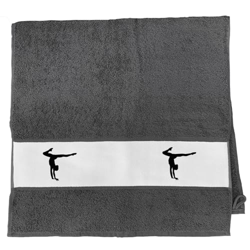 Huuraa Handtuch Turnen Gymnastik Geschenk 50x100cm Graphite Baumwolle Turnen Präsent Huuraa Handtuch Turnen Gymnastik Geschenk 50x100cm Graphite Baumwolle Turnen Präsent von Huuraa