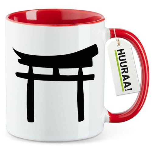 huuraa Kaffeebecher Torii Shintoismus Geschenk Teetasse Rot 330ml Torii Geschenkidee huuraa Kaffeebecher Torii Shintoismus Geschenk Teetasse Rot 330ml Torii Geschenkidee von huuraa