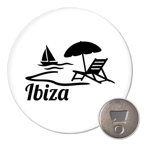 Huuraa Magnet Ibiza Spanien Geschenk 59mm Kühlschrankmagnet Flaschenöffner Ibiza Geschenkidee Huuraa Magnet Ibiza Spanien Geschenk 59mm Kühlschrankmagnet Flaschenöffner Ibiza Geschenkidee von Huuraa