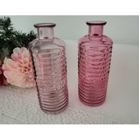 2Er Set Glasvase Flasche Tischdeko 2Er Set Glasvase Flasche Tischdeko von Huusundherz