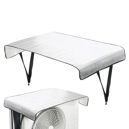 Ac Covers Outside, Protective Sleeve Cover, 37.2x18.5in Waterproof Condenser Shield, Authentic Weatherproof Material, Sun Shade Protection for Winter Weather Guard, School von Huvqianu