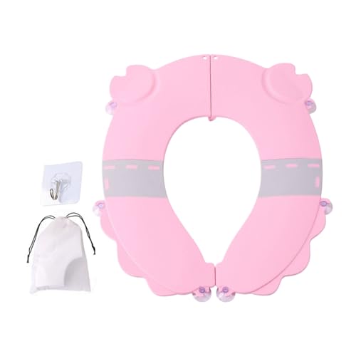 Baby-Toilettensitz, faltbar, spritzwassergeschützt, für sicheren Komfort, rutschfestes Design mit reisefreundlicher Verwendung für und Mädchen, Badezimmer, Zuhause, Auto, tragbar und einfach zu Baby-Toilettensitz, faltbar, spritzwassergeschützt, für sicheren Komfort, rutschfestes Design mit reisefreundlicher Verwendung für und Mädchen, Badezimmer, Zuhause, Auto, tragbar und einfach zu von Huvqianu