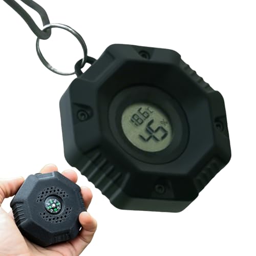 Humidity Meter Gauge, Accurate Hygrometer Device, 2.91x3.11in Portable Temperature Monitor, Keychains Compact Design, Multiuse Authentic Build for Home Garden Camping Hiking Humidity Meter Gauge, Accurate Hygrometer Device, 2.91x3.11in Portable Temperature Monitor, Keychains Compact Design, Multiuse Authentic Build for Home Garden Camping Hiking von Huvqianu