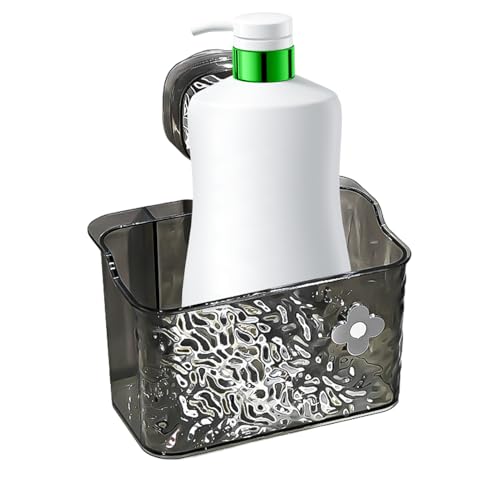 Huvqianu Badezimmer- mit Saugnapf – Saugnapf-Organizer, gewelltes Eckregal, Wand-Badkorb mit Wasserfilterlöchern für Küche, Dusche, Schlafzimmer, Wohnung, , Wohnheim, Fliesen, Glas Huvqianu Badezimmer- mit Saugnapf – Saugnapf-Organizer, gewelltes Eckregal, Wand-Badkorb mit Wasserfilterlöchern für Küche, Dusche, Schlafzimmer, Wohnung, , Wohnheim, Fliesen, Glas von Huvqianu