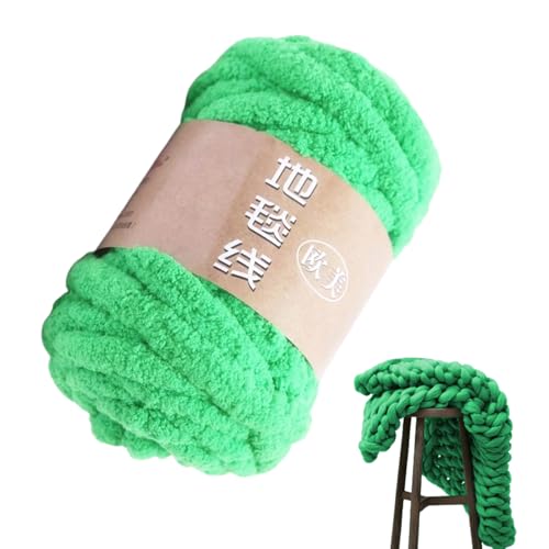 Huvqianu Deckengarn zum Häkeln, Flauschiges weiches Garn für Decken und Häkeln, Polyester-Wollknäuel zum Basteln, vielseitig einsetzbar für selbstgemachte Hand- und Deckenschals von Huvqianu