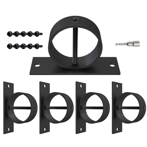 Huvqianu Dekorative Ring-Seilstützen, dekorativer Seil-Zaunhalter, Schlacht, robuste, vielseitige Wandhalterung für Treppengärten, Docks Decks Huvqianu Dekorative Ring-Seilstützen, dekorativer Seil-Zaunhalter, Schlacht, robuste, vielseitige Wandhalterung für Treppengärten, Docks Decks von Huvqianu