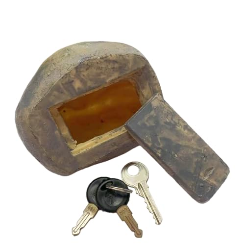 Huvqianu Felsversteck Für Schlüssel, Wasserdichtes Außen Versteck Aus Kunststein, Sicherer Wasserdichter Aufbewahrungsbox Für Haus Garten Terrasse Robust Huvqianu Felsversteck Für Schlüssel, Wasserdichtes Außen Versteck Aus Kunststein, Sicherer Wasserdichter Aufbewahrungsbox Für Haus Garten Terrasse Robust von Huvqianu