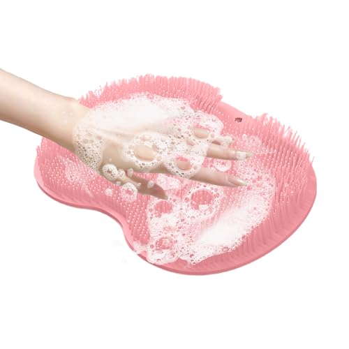 Huvqianu Fußmassagematte - Wandmontierte Rückenbürste Pad | Wandmontiert Saugnapf Silikon Massage Und Peeling Matte Für Füße Und Rücken von Huvqianu