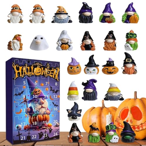 Huvqianu Halloween Countdown Kalender | 24 Tage Countdown-Zeitmesser Mit Gnomen Für Kinder - Niedliche Halloween Figuren Deko Für Schreibtisch Schlafzimmer Huvqianu Halloween Countdown Kalender | 24 Tage Countdown-Zeitmesser Mit Gnomen Für Kinder - Niedliche Halloween Figuren Deko Für Schreibtisch Schlafzimmer von Huvqianu