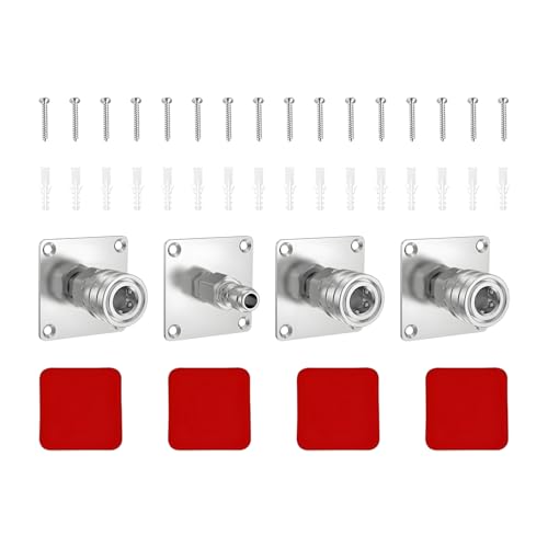 Huvqianu Hochdruckreiniger Wandhalterung, Wandmontage Schaumkanonen Halterung, Schnellkupplung Halterung für Haus, Garten, Werkstatt, Garage von Huvqianu