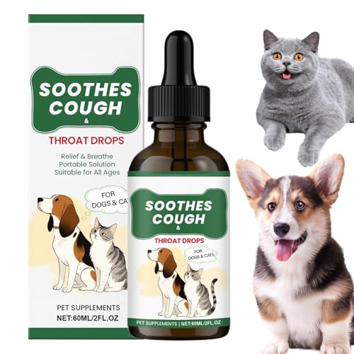 Huvqianu Hund Hustensaft | 60ml Tropfen Nahrungsergänzung,Schnell Aufnehmbare Flüssige Körperpflege Für Hunde Katzen Morgeneinnahme Zuhause Reise Nach Dem Tägliche Routine Huvqianu Hund Hustensaft | 60ml Tropfen Nahrungsergänzung,Schnell Aufnehmbare Flüssige Körperpflege Für Hunde Katzen Morgeneinnahme Zuhause Reise Nach Dem Tägliche Routine von Huvqianu