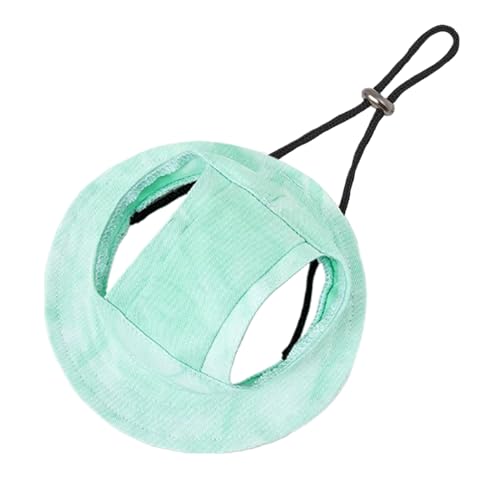 Huvqianu Kätzchen Hut | Verstellbarer Katzensommerhut Mit Öffnungen Für Ohren | Sonnenvisier Kopfschmuck für Kleine Hunde Welpen Kätzchen Outdoor Park Camping von Huvqianu