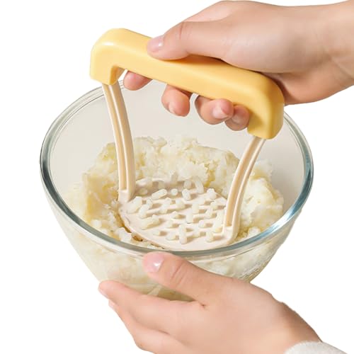 Huvqianu Kartoffelstampfer, Kartoffelstampfer, Rutschfester Griff Robuster Ergonomischer Spülmaschinenfester 13 Cm Stampfer für Avocados und Huvqianu Kartoffelstampfer, Kartoffelstampfer, Rutschfester Griff Robuster Ergonomischer Spülmaschinenfester 13 Cm Stampfer für Avocados und von Huvqianu