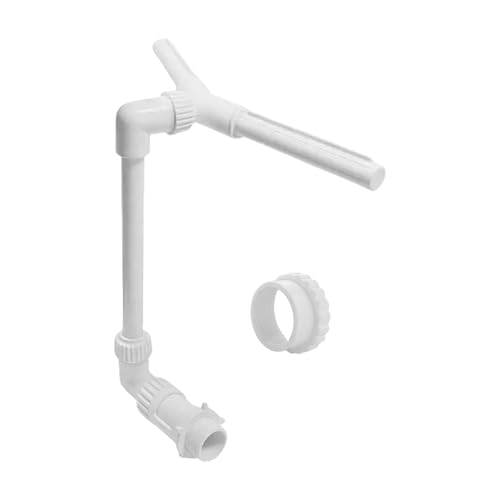 Huvqianu Pool Sprinkler,Doppelkopf für Pool - 360-Grad verstellbare Pumpe mit T-förmigem Sprinkler-Adapter, kühlendes ästhetisches Design für Außenbereich, Garten, Sommer, Terrasse und von Huvqianu