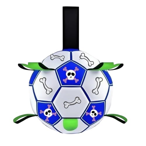 Huvqianu Soccer Ball Hundespielzeug | Welpenherding Fußball interaktiv – kleine bis große Tiere, Tauziehen, Begleiter für Hinterhof, Rasen, Hof, , Garten, Unterhaltung Huvqianu Soccer Ball Hundespielzeug | Welpenherding Fußball interaktiv – kleine bis große Tiere, Tauziehen, Begleiter für Hinterhof, Rasen, Hof, , Garten, Unterhaltung von Huvqianu
