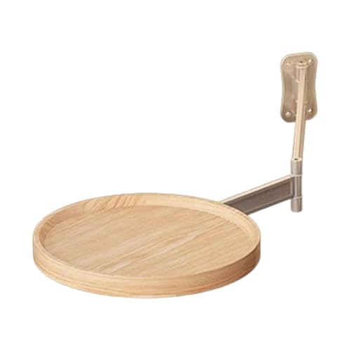 Huvqianu Wall Mounted Round Table, Living Room Desk, 11.02x11.02in 180 Degree Rotation Foldable Coffee Table, Modern Small Wall Counter for Bedside Use, Home Kitchen and Space Saving Huvqianu Wall Mounted Round Table, Living Room Desk, 11.02x11.02in 180 Degree Rotation Foldable Coffee Table, Modern Small Wall Counter for Bedside Use, Home Kitchen and Space Saving von Huvqianu