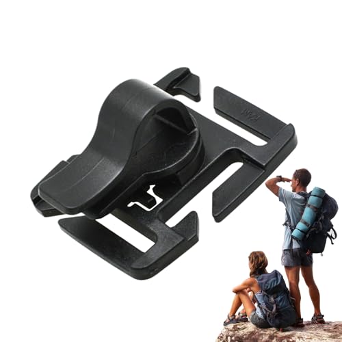 Huvqianu Wasserrohr Clip - 360 Grad Drehbarer Trinksystem Clip,Schnellspanner Multifunktions Klemme Für Wandern Bergsteigen Angeln Camping Radfahren von Huvqianu