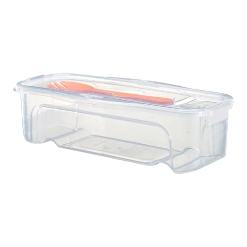 Microwave Pasta Cooker, Food Storage Container, Spaghetti Cooking Box, Airtight Lid Design, Interactive Multi-Use Kitchen Bin for Noodles, Fruits, Meal Prep, Fridge Pantry Use 11.22x5.24x3.15 Inches von Huvqianu