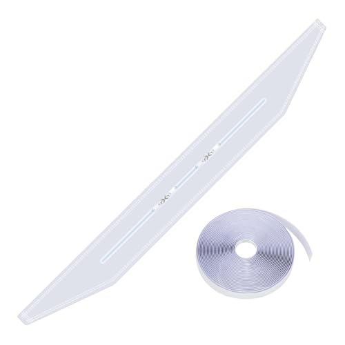 Portable Ac Window Seal, No Drilling Air Conditioner Kit, Thickened Polyester Replacement Cloth Baffle Cover, Adhesive Draft Reducer for Rv Garage Basement Summer Repair, White von Huvqianu