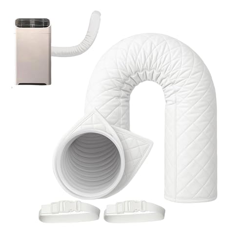 Huxibai Abdeckung für Klimaanlagenschlauch, isolierte Schutzhülle für Klimaanlagenschlauch, vielseitiges Zubehör für Lüftungskanäle für Zuhause und Büro Huxibai Abdeckung für Klimaanlagenschlauch, isolierte Schutzhülle für Klimaanlagenschlauch, vielseitiges Zubehör für Lüftungskanäle für Zuhause und Büro von Huxibai