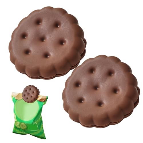 Huxibai Beutelhalter für Snacks, 2 Stück zur Aufbewahrung von Pommes Frites, wiederverwendbare Verschlussklammer für Snack-Packungen, Frischhaltung, für Zuhause, Küche, Apartment, Hotel Huxibai Beutelhalter für Snacks, 2 Stück zur Aufbewahrung von Pommes Frites, wiederverwendbare Verschlussklammer für Snack-Packungen, Frischhaltung, für Zuhause, Küche, Apartment, Hotel von Huxibai