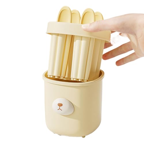 Huxibai Eisform mit Stäbchen, Gefrierschüssel mit lustigen Designs, einfaches Herauslösen von Eisstielen, , , Desserts Huxibai Eisform mit Stäbchen, Gefrierschüssel mit lustigen Designs, einfaches Herauslösen von Eisstielen, , , Desserts von Huxibai