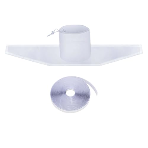 Huxibai Fensterdichtungen für Klimaanlagen, tragbar, Schaumstoff-Dichtungsset zur Belüftung, energiesparender Luftaustauschschutz für Schlafzimmer, Keller und Belüftung von Huxibai