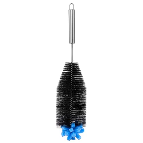 Huxibai Flaschenbürste,31cm Lange Griff Sodabottle Reinigungsbürste - Reinigungsgerät Mit Weichem Edelstahl Für Kolibri-Futterbehälter Und Biergläser von Huxibai