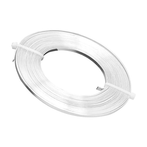 Huxibai Flexibler Basteldraht, Metall, Aluminium, biegbar, für Schmuck, Bastelarbeiten, Schmuck, Häkeln, Ohrringe, Armbänder, Party, von Huxibai