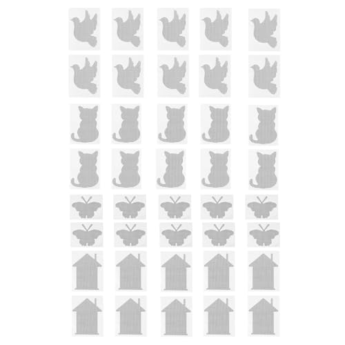 Huxibai -Flicken, 40 x Reparaturband für Moskitonetze, selbstklebend, austauschbar, mit Designs für , Hof, Haus, und von Huxibai
