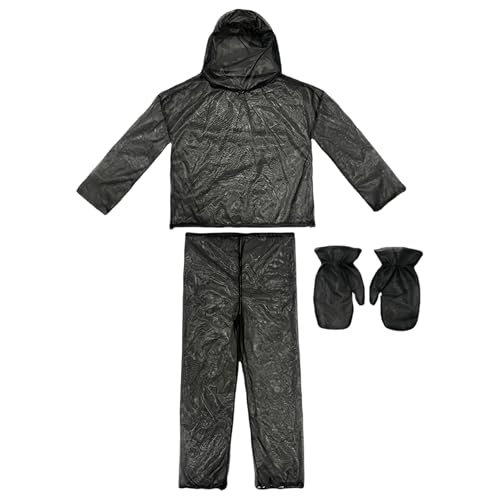 Huxibai Fliegenschutz für Erwachsene | Insektenschutz mit Kapuze für den Außenbereich | Sommerkleidung für Erwachsene, Sportler, Reisende und Gärtner von Huxibai