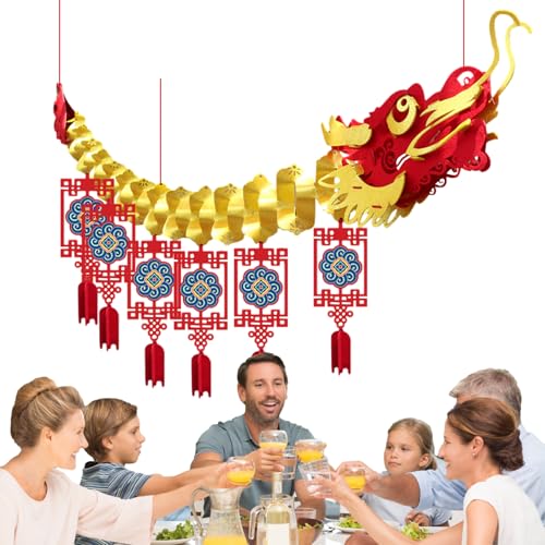 Huxibai Frühlingsfest Dekoration, Chinesisches Neujahrs-Banner, Drachen Jahr Dekoration Set Banner Frühlingsfest Kreative Drache 2024, Hintergrund Banner Huxibai Frühlingsfest Dekoration, Chinesisches Neujahrs-Banner, Drachen Jahr Dekoration Set Banner Frühlingsfest Kreative Drache 2024, Hintergrund Banner von Huxibai
