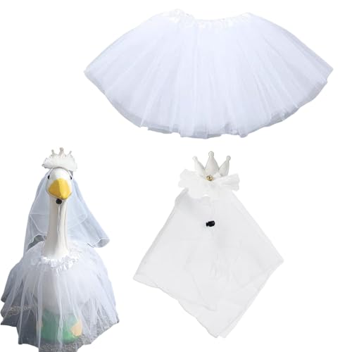 Huxibai Gänseanzug | Gänse-Kostüm | tragbare Gartenfigur mit Hochzeitskleid für Außendekoration auf Rasen, Terrasse, Terrasse und Garten Huxibai Gänseanzug | Gänse-Kostüm | tragbare Gartenfigur mit Hochzeitskleid für Außendekoration auf Rasen, Terrasse, Terrasse und Garten von Huxibai