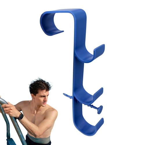 Huxibai Haken für Pools, stabile verstellbare Schlauchhalterung, Organizer für Garten, Terrasse, , Wand, Kleidung und Handtücher Huxibai Haken für Pools, stabile verstellbare Schlauchhalterung, Organizer für Garten, Terrasse, , Wand, Kleidung und Handtücher von Huxibai