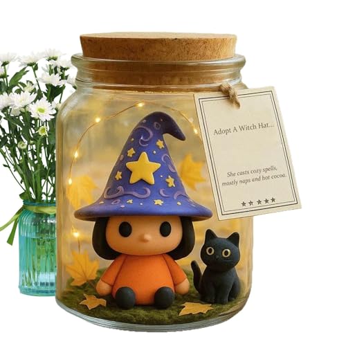 Huxibai Halloween Deko-Figur | Hexe Und Katze Im Deko - Mittelpunkt Für Halloween Bad Fotografie Schlafzimmer Eingang Küche Wohnzimmer Arbeitszimmer Huxibai Halloween Deko-Figur | Hexe Und Katze Im Deko - Mittelpunkt Für Halloween Bad Fotografie Schlafzimmer Eingang Küche Wohnzimmer Arbeitszimmer von Huxibai