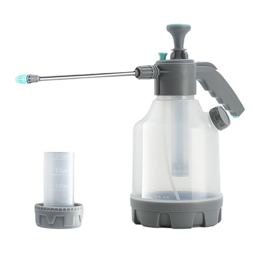 Huxibai Handpumpen-Sprühgerät | 3L Rasen Garten Drucksprüher mit Pumpe,Handbewässerungskanne Mit Ausziehrüssel Großem Tank Zur Reinigung Von Topfpflanzen Garten von Huxibai