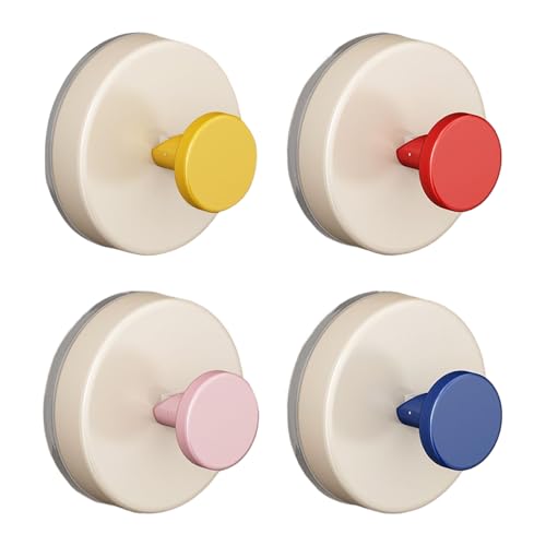 Huxibai Handtuchhaken für Badezimmer, 4 Haken zum Aufhängen von Kleidungsstücken, wiederverwendbar, Handtuchhalter für Wand, Glas, Tür, Bad, Schrank, , Küche Huxibai Handtuchhaken für Badezimmer, 4 Haken zum Aufhängen von Kleidungsstücken, wiederverwendbar, Handtuchhalter für Wand, Glas, Tür, Bad, Schrank, , Küche von Huxibai