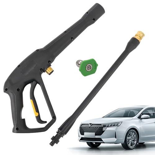 Huxibai Hochdruckdüse | Sprühkopf für Fahrzeugwäsche, ergonomische Hochdruckdüse 140 bar für Pool, Outdoor, Garten, Bau, Bad und Waschen von Huxibai