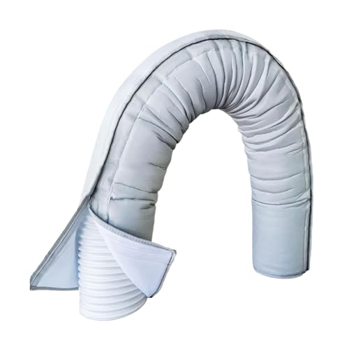 Huxibai Isolierhülle für Klimaanlage, tragbar, Isolierung für AC-Rohre mit 3 Schnallengurten, Ersatzteile für Bürogeräte im Winter Huxibai Isolierhülle für Klimaanlage, tragbar, Isolierung für AC-Rohre mit 3 Schnallengurten, Ersatzteile für Bürogeräte im Winter von Huxibai