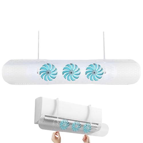 Huxibai Luftumwandler, Schutzschirm für Wandklimaanlage, Luftumsteller für Badezimmer, Schlafzimmer, Wohnzimmer, Wohnheim, Apartment von Huxibai
