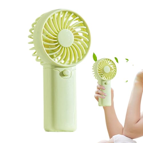 Huxibai Manueller Ventilator, leistungsstark, batteriebetrieben, mit langer Lebensdauer, für Schlafzimmer, Innenbereich, Außenbereich, Hof, Sport, Reisen, Garten, , Wandern, Camping von Huxibai