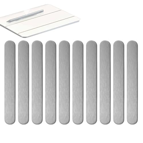 Huxibai Metallstreifen für Magnete, 10 Stück, Stahlplatte für Kühlschrank, selbstklebende Streifen für Telefonhüllen für Labor, Handwerk, Werkstatt, Garage, Klassenzimmer Huxibai Metallstreifen für Magnete, 10 Stück, Stahlplatte für Kühlschrank, selbstklebende Streifen für Telefonhüllen für Labor, Handwerk, Werkstatt, Garage, Klassenzimmer von Huxibai