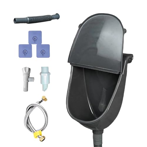Huxibai Outdoor Urinal,Harnabscheider | Wandmontierter Urinableiter Separator Geruchloses Toilettenbecken Mit Deckel Für Männer Zuhause Wohnheim Huxibai Outdoor Urinal,Harnabscheider | Wandmontierter Urinableiter Separator Geruchloses Toilettenbecken Mit Deckel Für Männer Zuhause Wohnheim von Huxibai