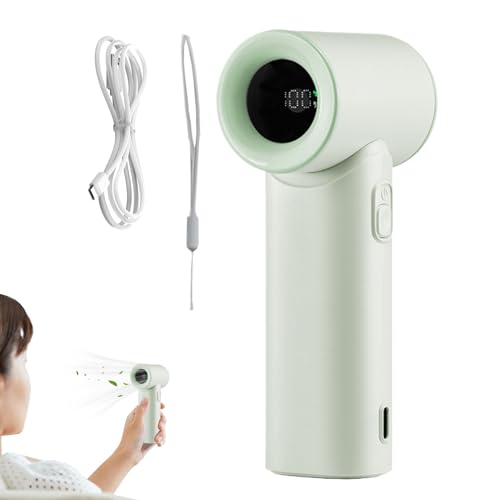 Huxibai Persönlicher Ventilator,Tragbarer Akku Ventilator Mit 3000mAh | Mit Trageband Leicht Kühlung 5 Geschwindigkeitsstufen Für Unterwegs Auto Camping Haus Schlafzimmer von Huxibai