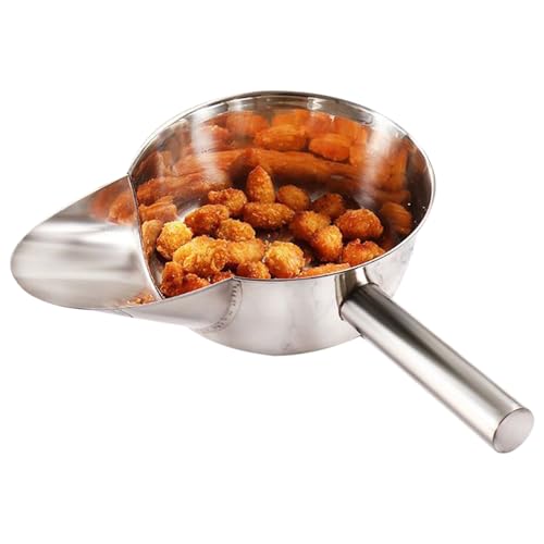 Huxibai Pommes-Schaufel aus Edelstahl für Pommes Frites, Schaufel für Kino Vergnügungsparks Restaurants von Huxibai