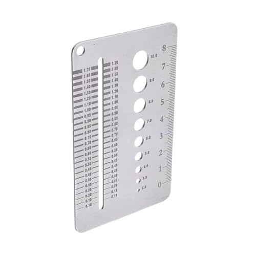 Huxibai Rissmesskarte Für Beton Und Mauerwerk - Präzisions Spalt Maßstab,Tragbares Rissbreitenmessgerät Für Inspektion Und Überwachung Von Betonwänden von Huxibai